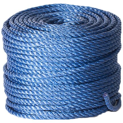 Tovværk blå PP 3-slået 10mm×125m
