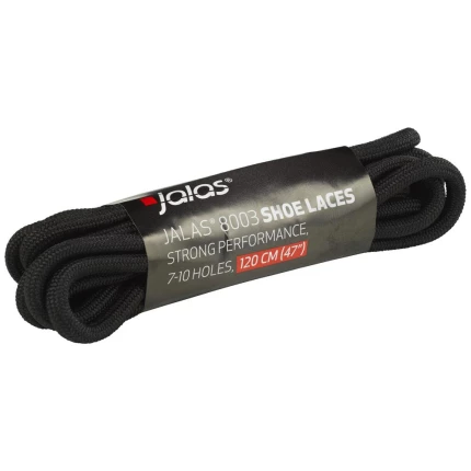 Jalas snørebånd sort polyester 8003