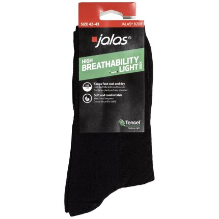Jalas strømper sort antibac 8208