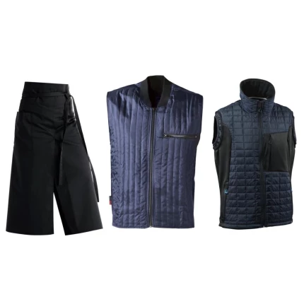 3 i en vinter jakke EN471 gul sort 5XL