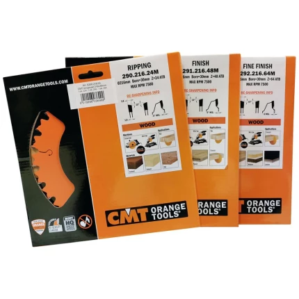 CMT rundsavklingesæt 216×30 Z24-48-64 W, 3stk