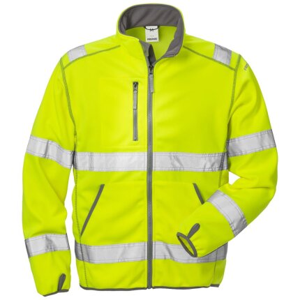 Hi-vis softshell jakke kl.3 4840