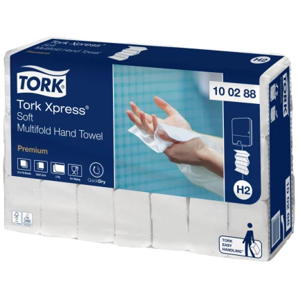 Tork Premium håndklædeark H2, pk/110ark, 21 pakker