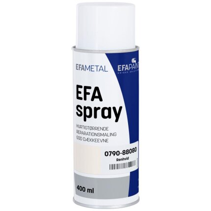 Efaspray RAL9010 renhvid 400 ml