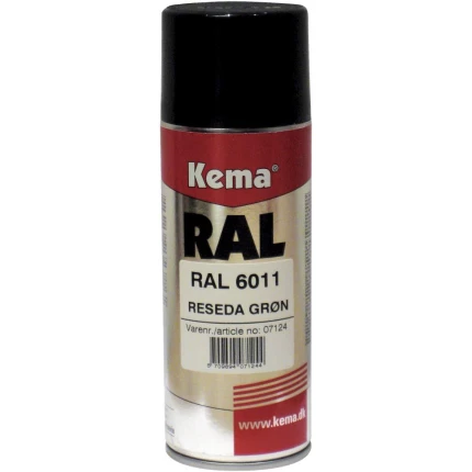 Kema industrilak RAL-6011 resadagrøn spray 400ml