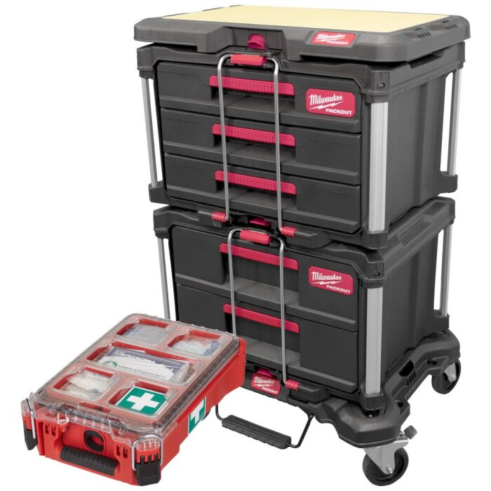 Sampak Packout: Transportkit + førstehjælpskasse