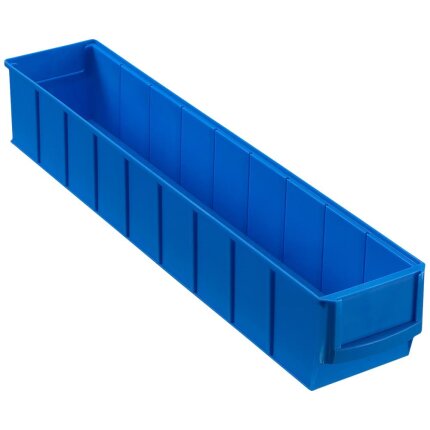 Lagerkasse blå plast