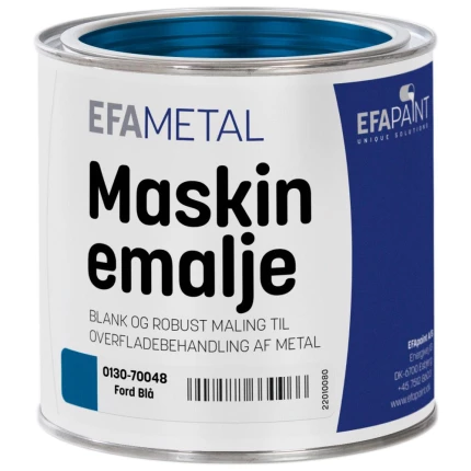 Maskinemalje 0130 Ford blå 3/4 ltr