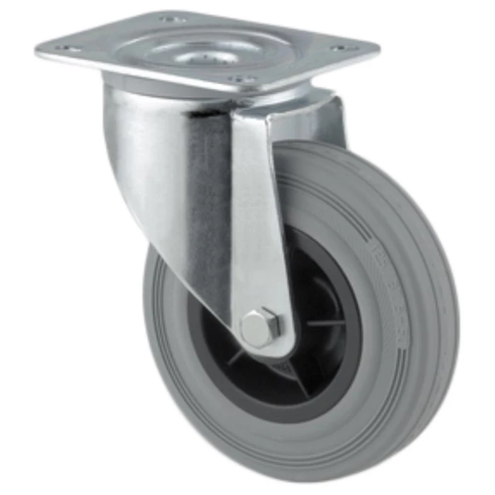 Drejehjul 3470 PIR 100 P62 grå