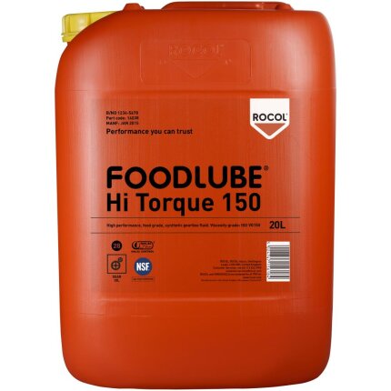 Foodlube Hi-Torque 150 syntetisk gearolie 20ltr