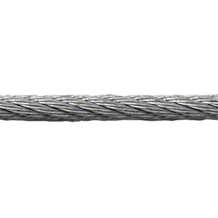 Stålwire galvaniseret 6×7+1FC 2mm, rulle 220m