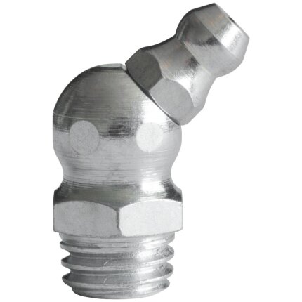Smørenippel H2 45°, elforz., M8×1,25