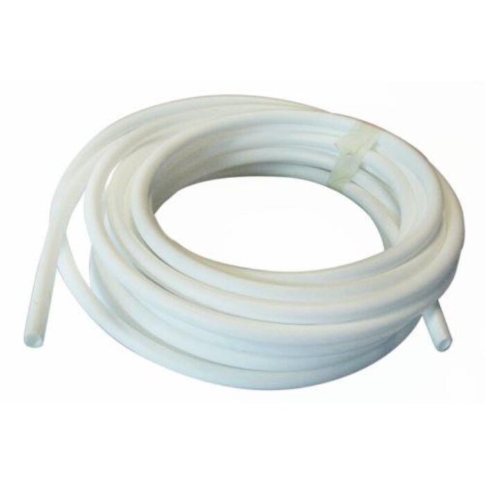 Ryom Isolatorrør hvid 8mm hul 10m