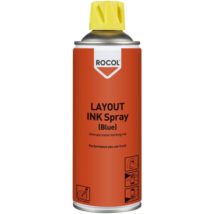 Rocol Metal Layout Ink opmærkningsfarve blå 1ltr