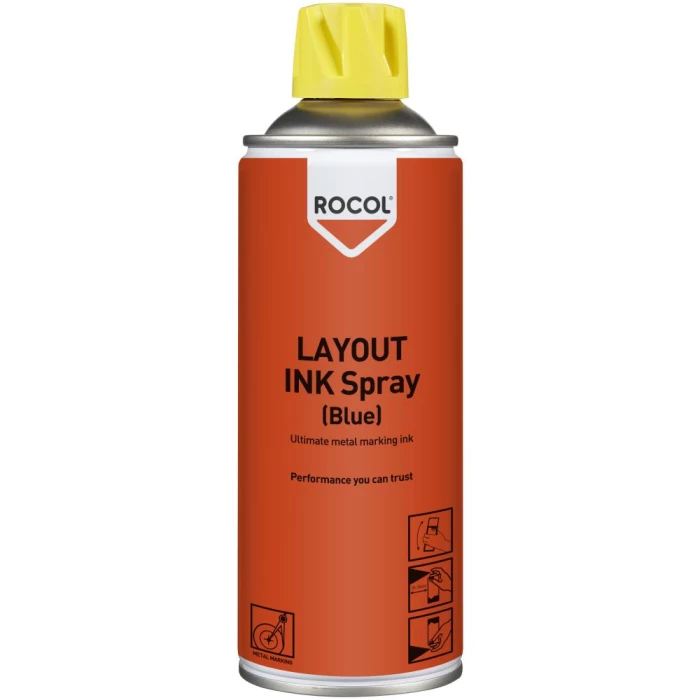 Rocol Metal Layout Ink opmærkningsfarve blå 1ltr