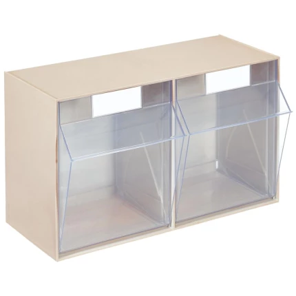 WEZ tiltboks 600×246×353mm, 2 rum, beige