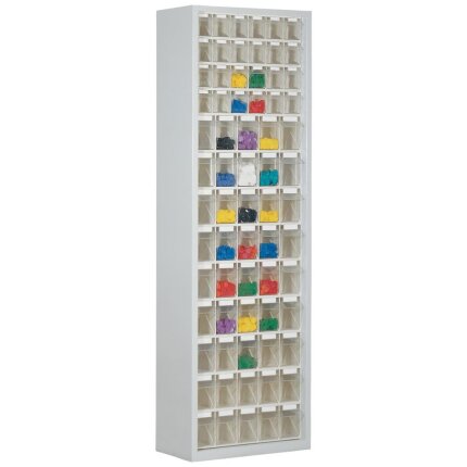 WEZ tiltboks 665×250×910mm, 4×6+5×9 rum, grå