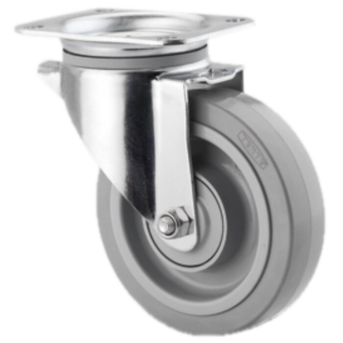 Drejehjul 3470 UFP 200 P63 grå