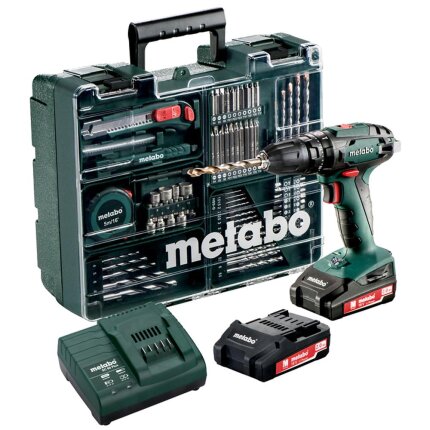 Slagboremaskine SB 18 m/2×18V/2,0Ah & tilbehør