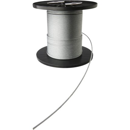 Stålwire galvaniseret 7×19 4mm