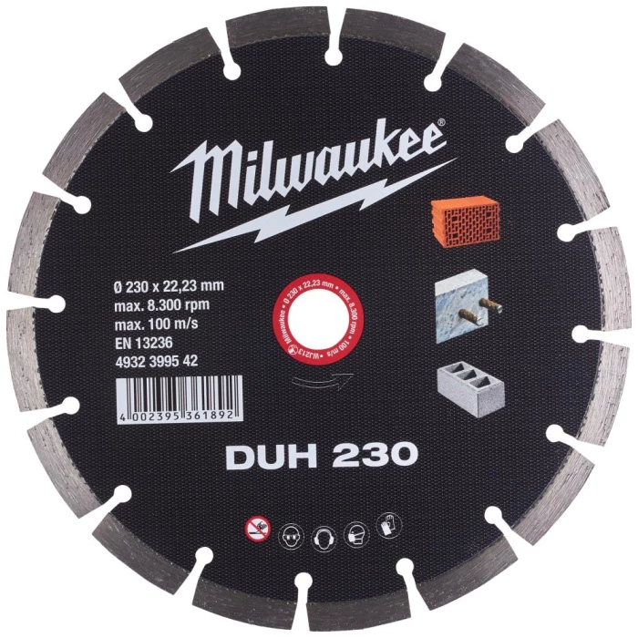 Diamantskæreskive DUH 230×2,6mm