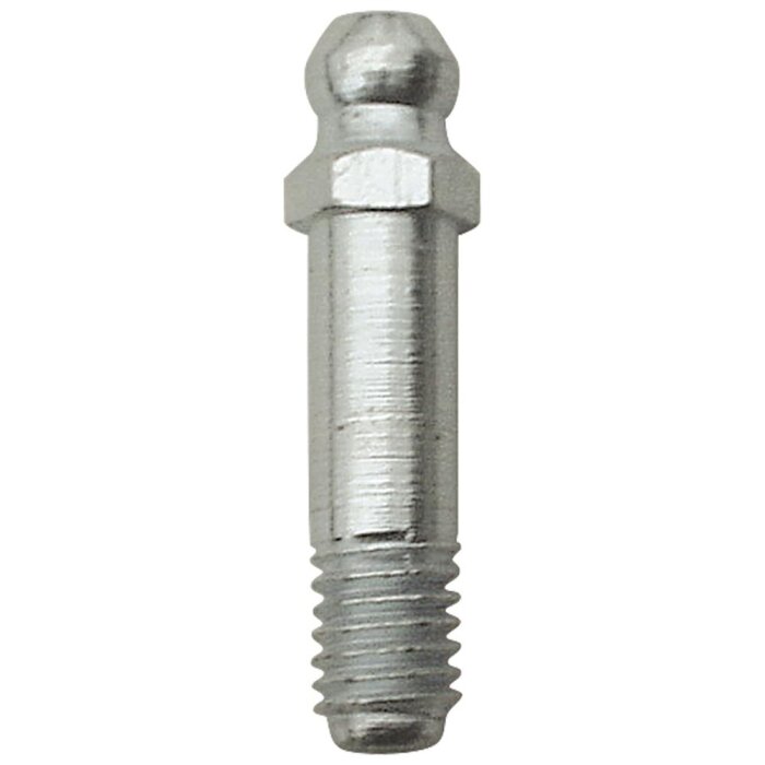 Smørenippel H1 lige, elforz., M6×1,0 lang 29mm