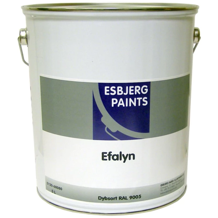 Efalyn sort glans 5-7 5 ltr