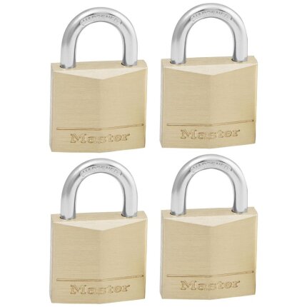 MasterLock hængelås 130EURQNOP 30mm 4 stk