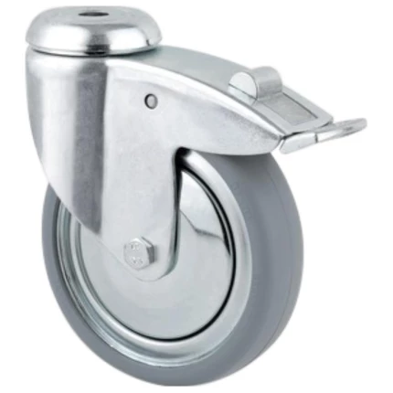 Drejehjul m/brem.2477 DIK 125P30-13