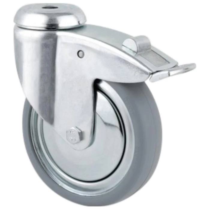 Drejehjul m/brem.2477 DIK 125P30-13