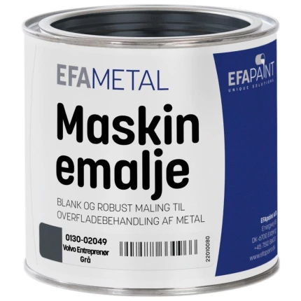 Maskinemlalje 0130 Volvo entreprenørgrå 3/4 ltr