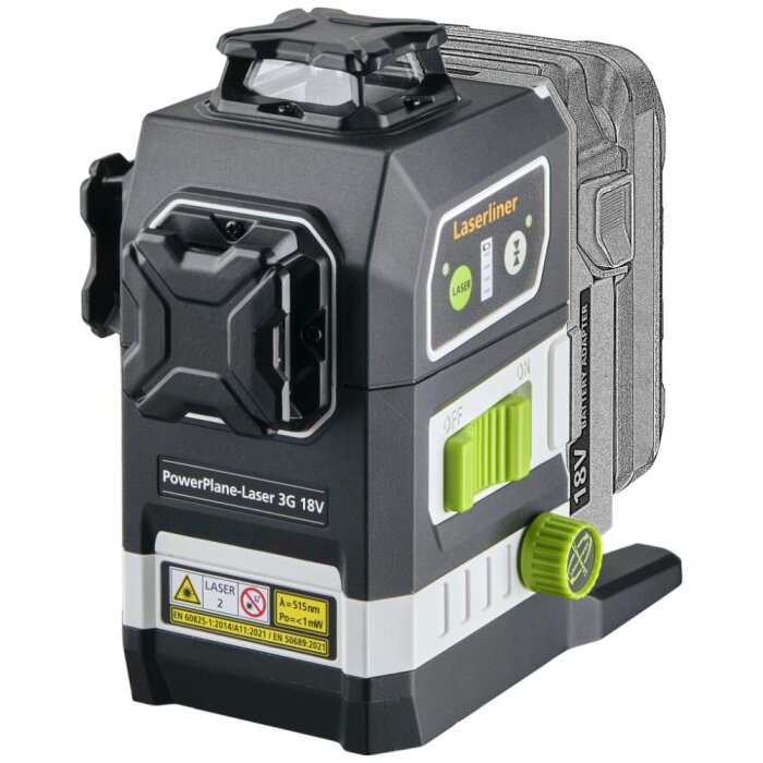 Laserliner PowerPlane-laser 3G, 18V u/poweradapter