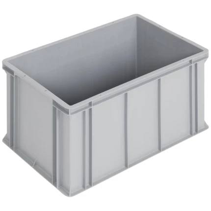 WEZ LogiLine eurokasse fb grå 600×400×320mm 80ltr