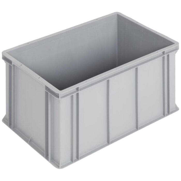 WEZ LogiLine eurokasse fb grå 600×400×320mm 80ltr