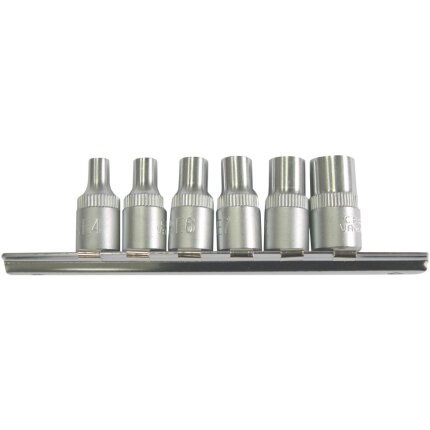 Adaptersæt t/topnøgler 1/4″-3/8″-1/2″-3/4″ 12 dele Adaptersæt t/topnøgler 1/4″-3/8″-1/2″-3/4″ 12 dele