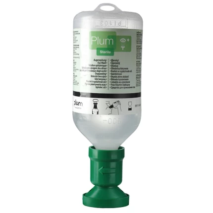 Plum øjenskyller 0,9% steril saltvand, 0,5 ltr