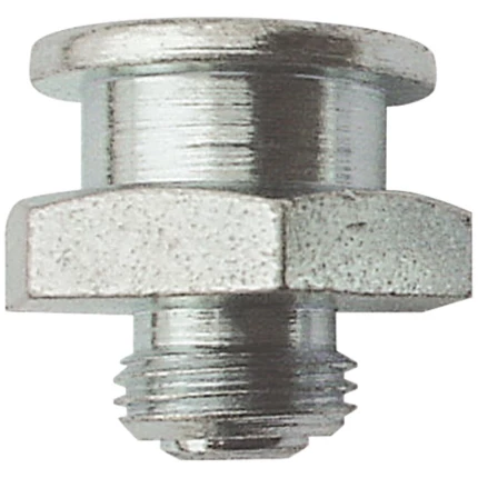Smørenippel M1 lige, elforz., M6×1,0