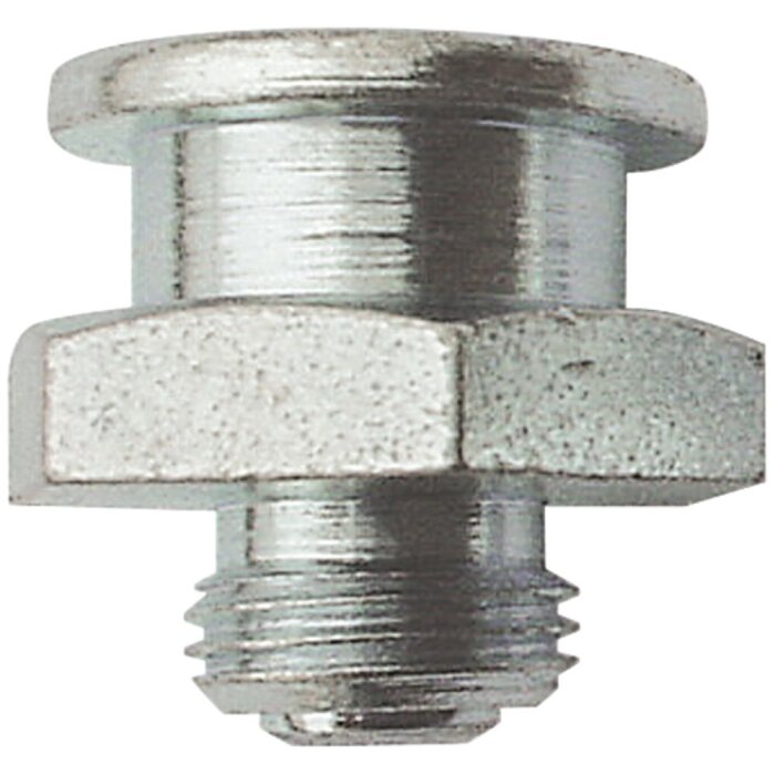 Smørenippel M1 lige, elforz., M6×1,0