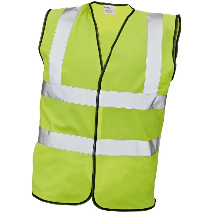 Cerva Lynx Plus sikkerhedsvest kl.2 hi-vis gul 4XL