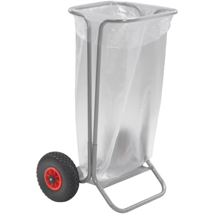Affaldsvogn u/låg t/standard plastsække