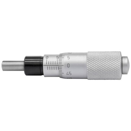 Indbygn.mikrometer 0-15×0,01mm konveks måleflade