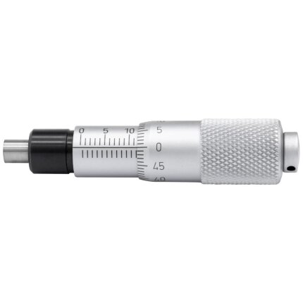 Indbygn.mikrometer 0-15×0,01mm, plan måleflade