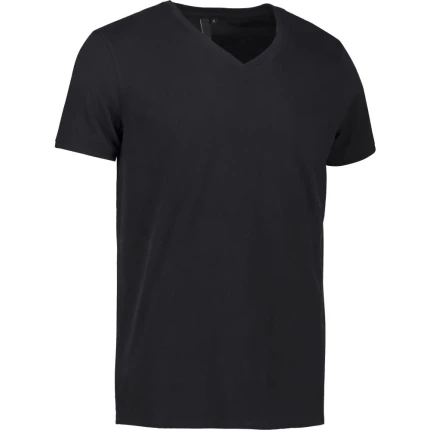 T-shirt fitted herre 0542 sort L