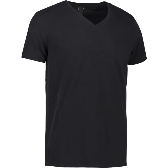 T-shirt fitted herre 0542 sort L