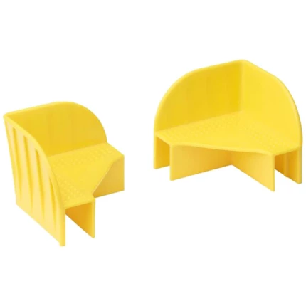 WEZ sikkerhedshjørne t/palleramme 95×95×90mm gul