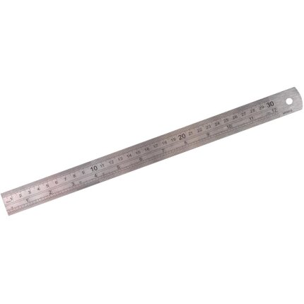 Stållineal tommer/millimeter 150mm