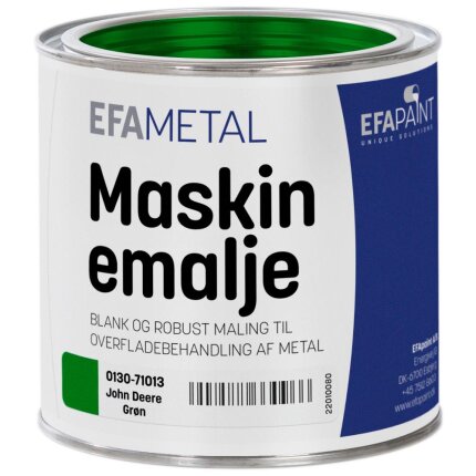 Maskinemalje 0130 John Deere grøn 3/4 ltr