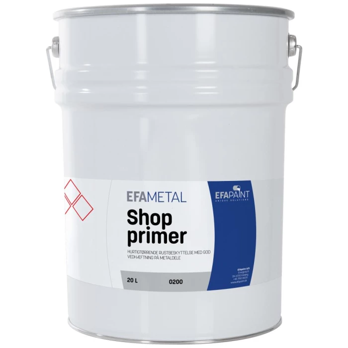 Shopprimer 0200 rød 20 ltr