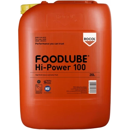 Foodlube Hi-Power 100 fuldsynt. hydrauliolie 20ltr