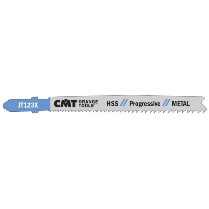 CMT stiksavklinge JT123X 75mm 10/21tpi, 5stk
